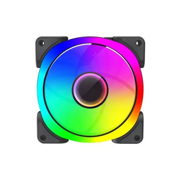 2新款機箱風扇argb神光同步12cm風扇pwm溫控靜音電腦散熱器