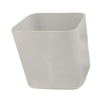 懶角落 冰箱側門分隔收納盒  11.7 x 10 x 12.4cm  白色  3個