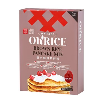 源順食品 糙米鬆餅粉 經典原味  150g  3包