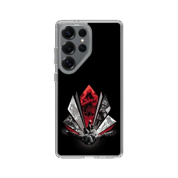 Galaxy S25 Ultra Clear 透明 - Assassin's Creed - Legacy Red