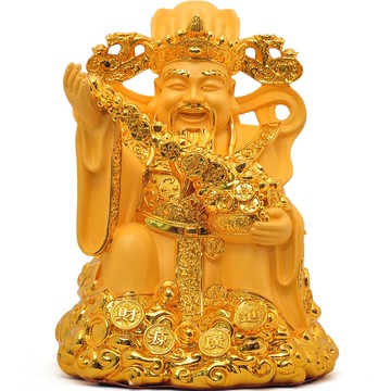 財神爺佛像擺件風水招財店鋪開業喬遷禮品家居入戶客廳玄關裝飾品