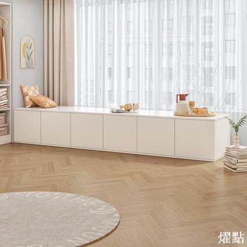 APP下單享點數9% 飄窗收納柜飄窗柜儲物柜地柜矮柜簡約現代可坐落地式家用置物柜子