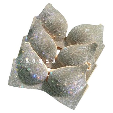 演出比基尼水鉆閃鉆亮鉆演出舞臺文胸 胸罩內衣鋼管舞走秀演出服