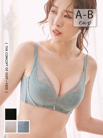 無鋼圈典雅精緻無痕爆乳內衣單件 3色