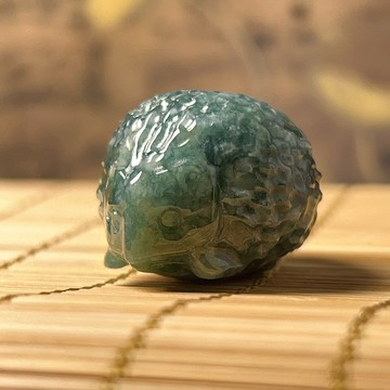 飄花翡翠刺蝟 | 天然A貨翡翠 | 送禮