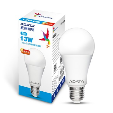 ADATA 13W 大廣角 高效能 LED燈泡 球泡燈 (節能 省電 高流明)