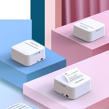 跨境超清打印機小型便攜式打印標簽迷你口袋無墨照片熱敏打印機【北歐家居生活】