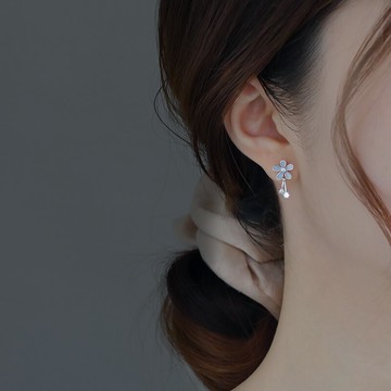 925純銀耳環女秋冬年新款潮ins冷淡風耳釘流蘇小眾耳墜耳飾品