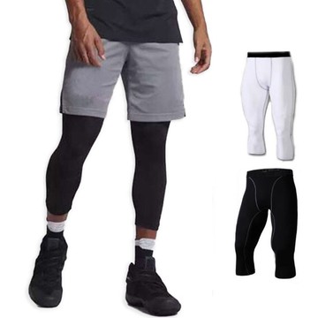 經典七分緊身褲 台灣出貨 籃球束褲 七分緊身褲 緊身束褲  NBA同款 緊身褲 束褲 運動褲【A17】