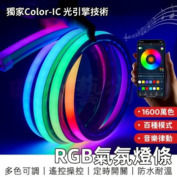 【12H台灣出貨】 led燈條 氣氛燈條 rgb 燈條 led 氣氛燈 氛圍燈條 房間氣氛燈 氛圍燈 電競燈 燈帶 電競