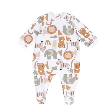 叢林動物樂園-滿版動物後開兔裝