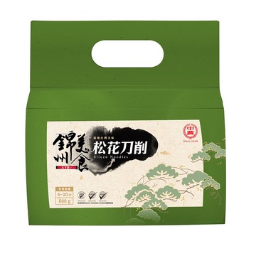 [家速配]中農錦州美食松花刀削麵600g