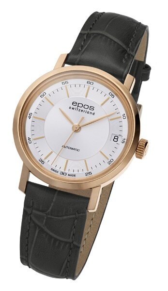 epos 愛寶時 4387.152.24.18.15FB經典羅馬女仕機械腕錶/白面31.5mm｜樂天全館特惠中★指定刷卡回饋10%