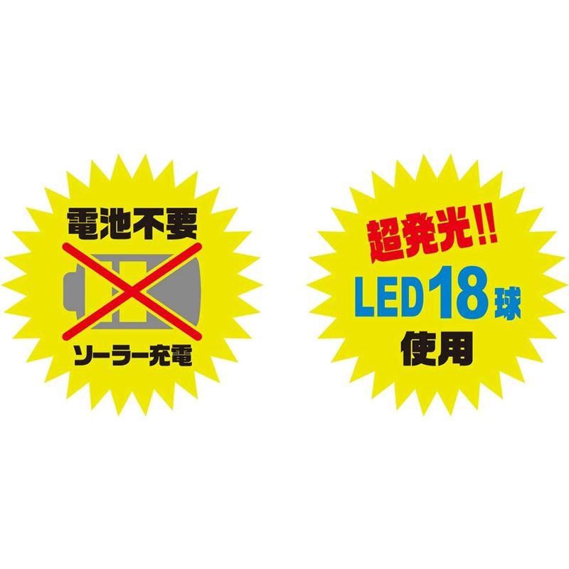 セフティー3 防犯・防獣用LEDライト 目玉フラッシュ ソーラー充電 SBJL-2