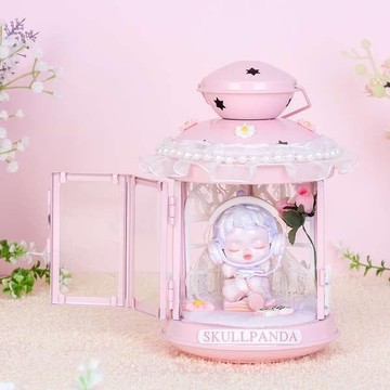 泡瑪特 SKULLPANDA溫度系列盲盒手辦收納展示盒微場景