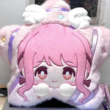 【限量】無限暖暖nikki屬性同人遊戲周邊毛絨抱枕天鵝童話系列nua生日禮物 禮物