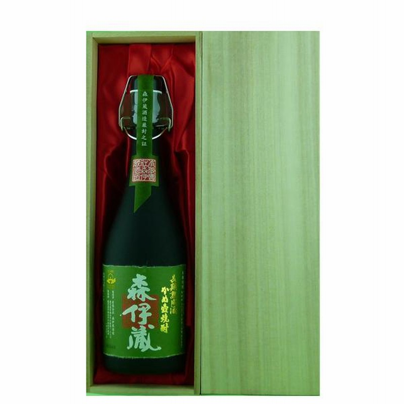 森伊蔵　桐箱入　1800ml 一升瓶 森伊蔵 森伊蔵1800ml桐箱付き 芋焼酎 森伊蔵酒造 : リカー