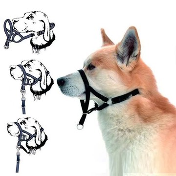 戶外透氣可調狗嘴套口罩防咬防亂吃防叫防扒能喝水狗通用嘴牽引繩 m7183