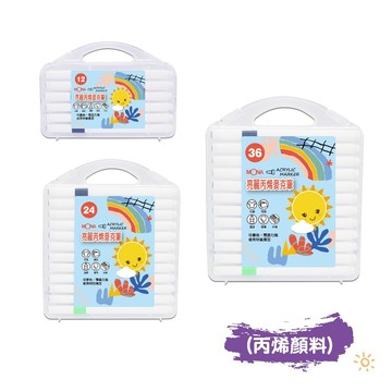 MONA 亮麗丙烯麥克筆套裝組 - F-12.24.36(多款)36色