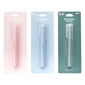 ✨台灣現貨📦 得力 Deli 創意筆型固體膠 口紅膠 辦公用具 方便攜帶 #丹丹悅生活