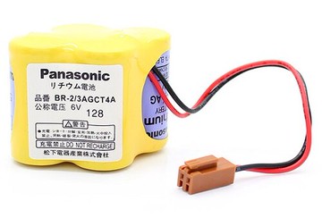 BR-2/3AGCT4A  6V 4800mAh 帶2P棕色接頭 不可充電 PANASONIC PLC鋰電池(含稅)【佑齊企業 iCmore】
