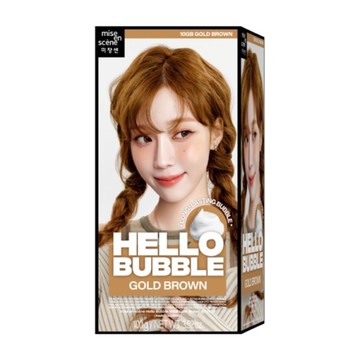 魅尚萱HELLOBUBBLE泡沫染髮劑 10GB金棕色