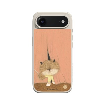 iPhone Air SolidX 貝殼灰 - Seungyoun Kim - 窗簾小狗 Maestro Bean