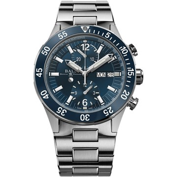Ball 錶 Roadmaster Rescue Chronograph 即刻救援 計時機械腕錶-DC3030C-S1-BE/限量