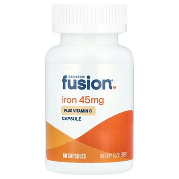 Bariatric Fusion, 鐵與維生素 C，45 毫克，60 粒膠囊