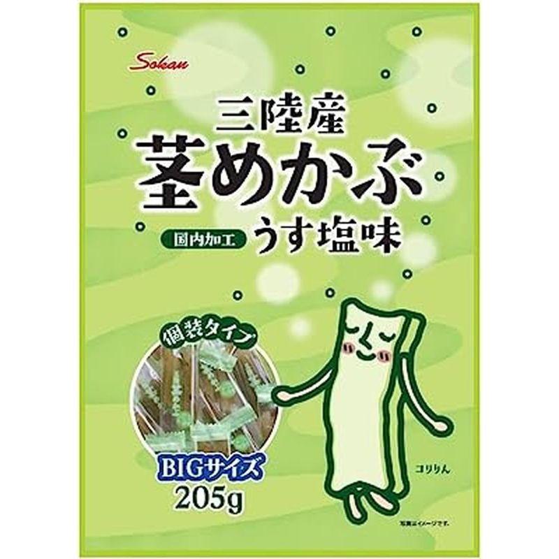 壮関 三陸産茎めかぶ うす塩味 BIGサイズ 205g ×