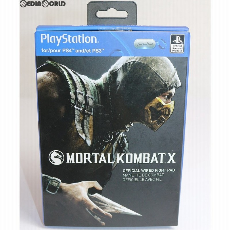 中古即納』{ACC}{PS4}MORTAL KOMBAT X OFFICAL WIRED FIGHT PAD(モータル コンバット 10 オフィシャル  ワイヤード ファイト パッド) PDP(北米版)(3015WCB) 通販 LINEポイント最大1.0%GET | LINEショッピング