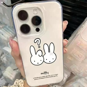 問號兔兔適用蘋果17promax手機殼iPhone16高級新款ins女14防摔15