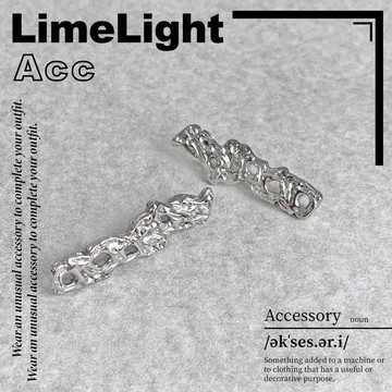 ☆LimeLight☆ 水波紋 / 液態 / 皺摺 / 不規則 / 飾品 / 鈦鋼 / 耳環 27