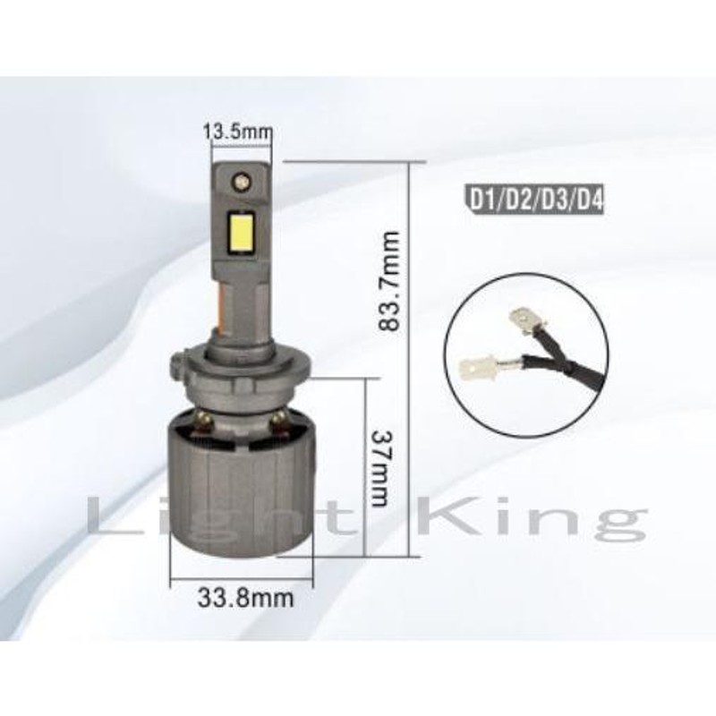世界最強クラス 50000LM スーパーLED HID車をLED化キット D1S D2S/D2R D4S/D4R D3S 130W 車検対応 超薄型 LED搭載 ノイズキャンセラー内蔵 | LINEブランドカタログ