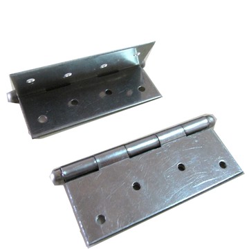 鋁門活頁 後鈕 4英吋鋁門後鈕 4"×2mm 白鐵鉸鍊 4"×1.5mm 丁雙 10公分插心後鈕《昇瑋五金》