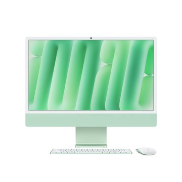 Apple 24 吋 iMac Apple M4 晶片配備 8 核心 CPU 與 8 核心 GPU - 綠色 (整修品)