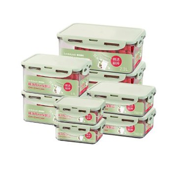 【樂扣樂扣】純淨PURE保鮮盒環保8件組