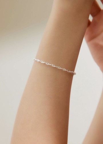 波光粼粼・純銀手鍊