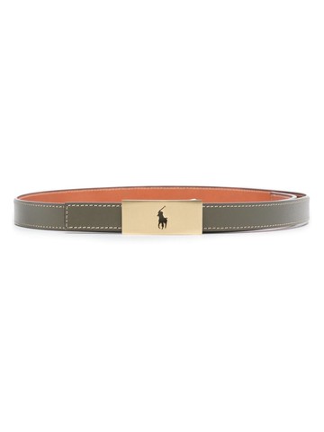 Polo Ralph Lauren - Polo ID leather belt - women - Leather - L - Green