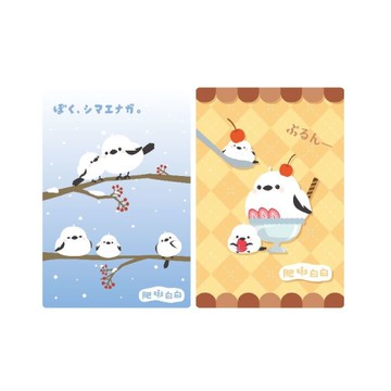 肥啾白白 好書寫墊板 B5-家族/聖代