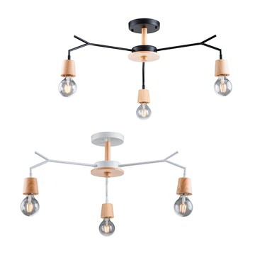 北歐工業風半吸頂燈三燈(BL50335 50336)