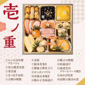 国産うなぎ入 おせち 「近江の華」 三段重 室町創業400年の歴史 料亭 「山重」 監修