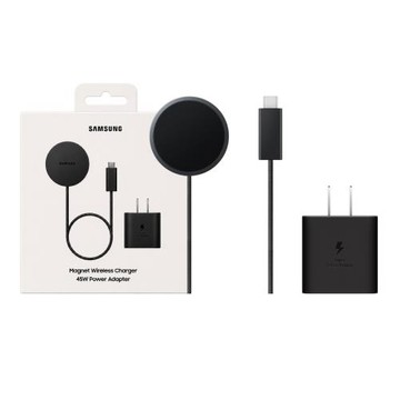 Samsung 三星 原廠 磁吸無線充電器 Max 25W - 附 45W快充旅充頭, 需搭磁吸殼 (EP-P2900)