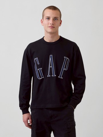 寬版Gap Logo 短款T恤