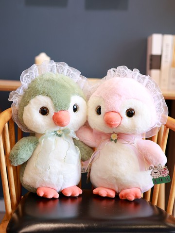 可愛洛麗塔企鵝公仔蘿莉企鵝毛絨玩具布娃娃玩偶女孩床上睡覺抱枕