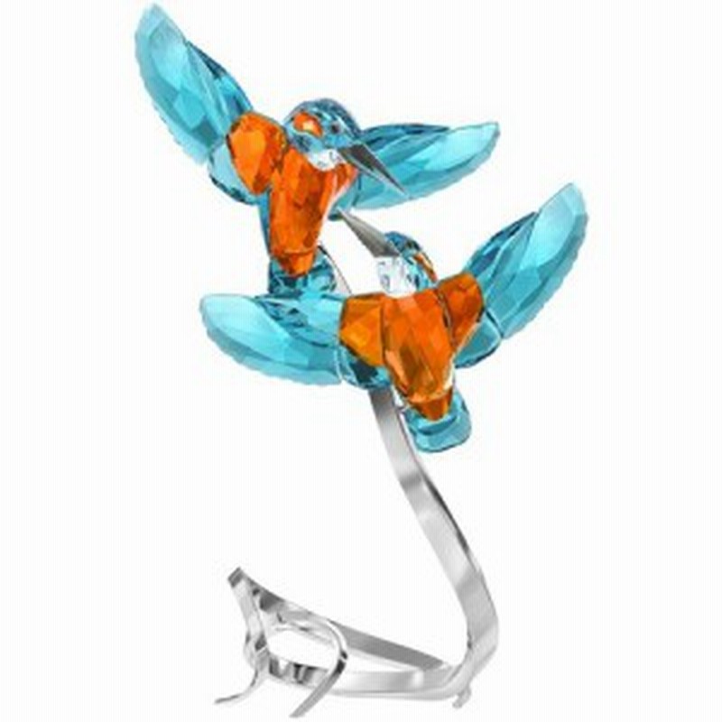 SWAROVSKI社、カワセミの置物 SWAROVSKI スワロフスキー クリスタル フィギュリン カワセミ