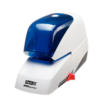 RAPID 瑞典 R5050E 藍色電動平針訂書機 21001-0102  /台【APP滿額下單10%點數(單一帳號最高5000點)】1/31止