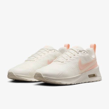NIKE 休閒鞋 女鞋 運動鞋 W AIR MAX NUAXIS 白 橘粉 HF1233-107 (3W5740)
