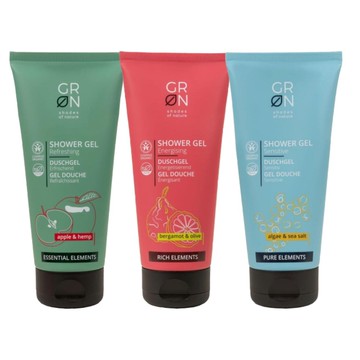 義大利 GRN沐浴乳 蘋果 佛手柑橄欖 水藻海鹽 200ml 沐浴乳 附發票【心心哈德】現貨 全館499超取免運｜全場下殺★滿額再享折扣