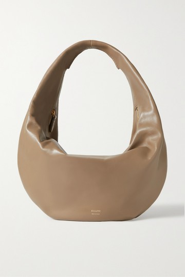 Khaite - Olivia Medium Leather Shoulder Bag - Taupe - one size